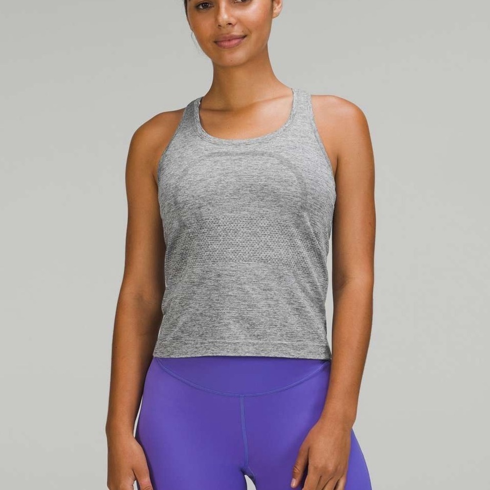 Lululemon Swiftly Tech Racerback Tank Top 2.0 - Gray SZ 4